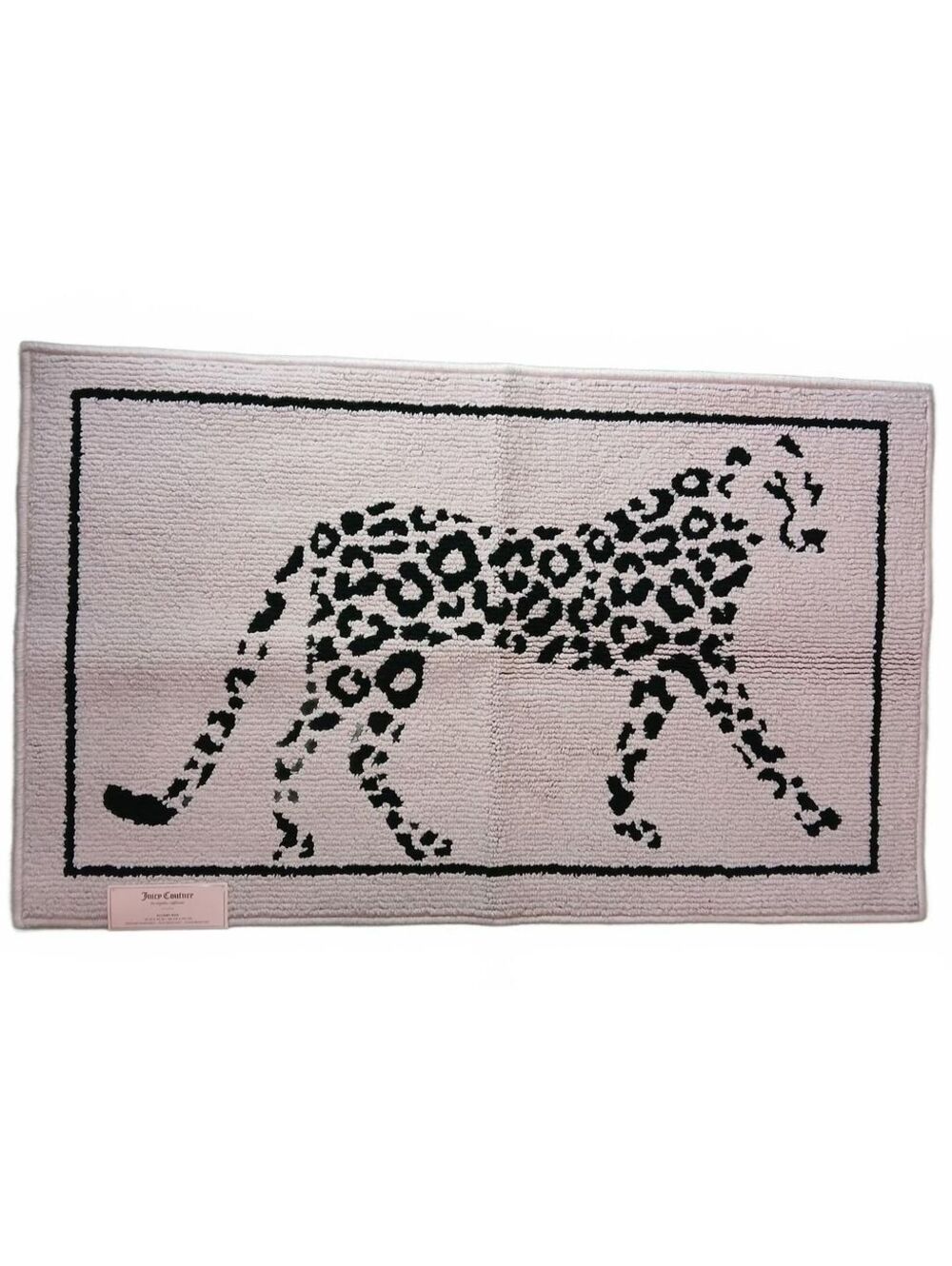 Juicy Couture Pink Leopard Accent Rug 26x42" Home Decor Viral NWT
